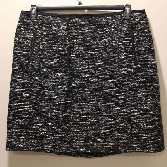 Talbots Black and White Skirt - Sz 18 - Picture 1 of 5